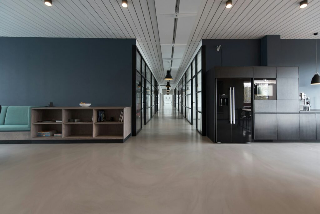 Modern commercial interior build-out