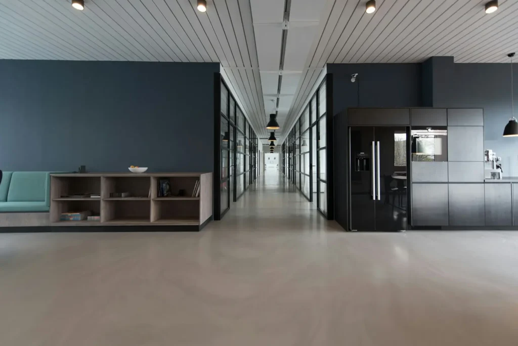 Modern commercial interior build-out